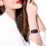 H8 smart bracelet color screen heart rate and blood pressure health detection gold