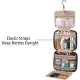 Travel Makeup Cosmetic Bathroom Toiletry Wash Shower Storage Bag Case With Hook Blue