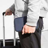 RFID Travel Passport Holder Passport Wallet for Family Blue
