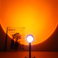 USB Charging Sunset Double Head Light Sun and Red Sunset