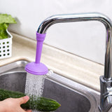 2Pack Swivel Water Saver Tap Aerator Diffuser Faucet Nozzle Filter Connector Kitchen Tool Blue and Purple