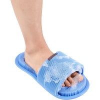 Exfoliating Shower Feet Foot Scrubber Massager Cleaner Washer Wash Slipper Brush