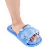 Exfoliating Shower Feet Foot Scrubber Massager Cleaner Washer Wash Slipper Brush