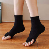 3 Pairs of Toe Separator Socks Women's Yoga Gym Socks Foot Socks