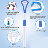 3 Pcs Easy to Use Silicone Tongue Cleaner Random Color