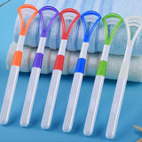 3 Pcs Easy to Use Silicone Tongue Cleaner Random Color