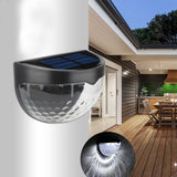 Solar Powered Fence Wall Mount Decorative Lights