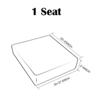 Water Repellent Sofa Seat Cushion Cover Furniture Couch Seat Slipcover Elastic Protectors