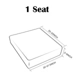Water Repellent Sofa Seat Cushion Cover Furniture Couch Seat Slipcover Elastic Protectors