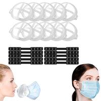 3D Face Masks Brackets with Extender Straps Face Mask Inner Holders