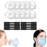 3D Face Masks Brackets with Extender Straps Face Mask Inner Holders