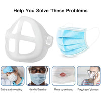3D Face Masks Brackets with Extender Straps Face Mask Inner Holders
