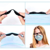 10Pcs Silicone Anti-Fog Face Mask Nose Clip Reusable Fog-Free Accessory