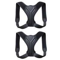 2Pcs Adjustable Posture Brace Belt Provides Back and Shoulder Support for Men and Women XL