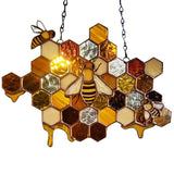Bee Honeycomb Home Decor Wall Art Window Door Hanging Ornament