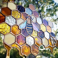 Bee Honeycomb Home Decor Wall Art Window Door Hanging Ornament