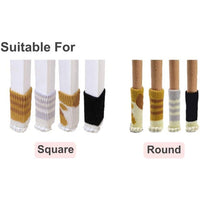 32PCS Cat Paw Design Chair Socks Chair Leg Protectors Table Leg Sleeves Floor Protectors Furniture Socks Chair Leg Covers Designed for Cat Lovers