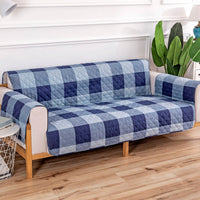 Classic Lattice Sofa Protectors Leather Couch Sofa Cover Furniture Slipcover Quilted Sofa Cover Living Room Home Decoration