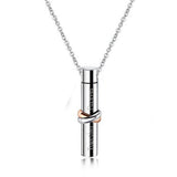Pet Urn Necklace Pendant Titanium Steel Jewelry