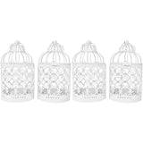 2Pcs/4Pcs Christmas Hollow Hanging Candle Holders Xmas Decor