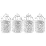 2Pcs/4Pcs Christmas Hollow Hanging Candle Holders Xmas Decor