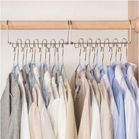 2X/4X/6X Multifunctional Clothes Pants Metal Magic Hanger Space Saver Closet Organizer Rack