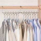 2X/4X/6X Multifunctional Clothes Pants Metal Magic Hanger Space Saver Closet Organizer Rack