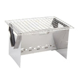 Portable Mini Camping BBQ Grill Set with Barbecue Net