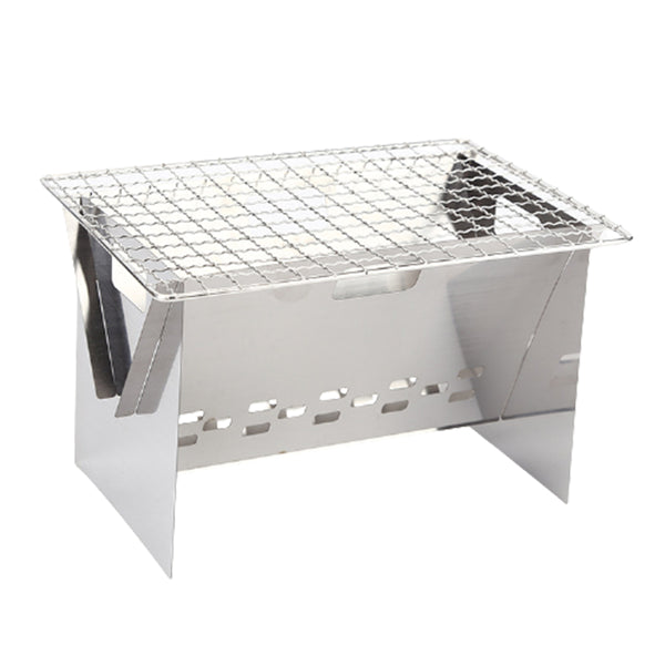 Portable Mini Camping BBQ Grill Set with Barbecue Net