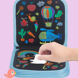 Portable Kids Erasable Doodle Book Reusable Painting Drawing Pads
