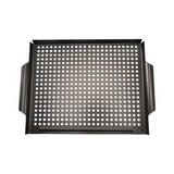Rectangle Non-stick Perforated Grill Basket BBQ Wok Food Holder