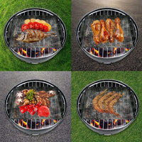 Rectangle Non-stick Perforated Grill Basket BBQ Wok Food Holder