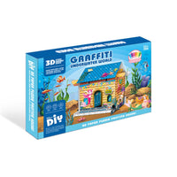Kids DIY Doodle Cardboard Play Houses Art and Craft Set