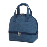 Double-layer Portable Lunch Bag Insulated Thermal Cooler Box