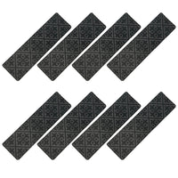 8pcs Self-adhesive Cling Non Slip Carpet Stair Treads - Embossed