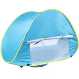 Portable Baby Pool Beach Tent UV Protection Sun Shelters - Light Blue