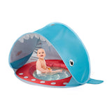 Portable Baby Pool Beach Tent UV Protection Sun Shelters - Animal Blue