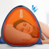 Mini Beach Headrest Tent UV Protection Sun Shelters Blue