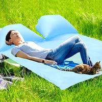 Portable Beach Mat with Air Pillow Outdoor Camping Picnic Mat