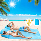 Portable Beach Mat with Air Pillow Outdoor Camping Picnic Mat