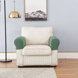 Removable Armrest Covers Stretch Set Chair Sofa Arm Protectors Couch Cover Green