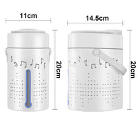 2 in 1 Portable Mini Humidifier USB Bluetooth Speaker