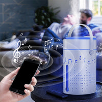 2 in 1 Portable Mini Humidifier USB Bluetooth Speaker
