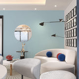 Removable Self-Adhesive Solid Color Wallpaper Peel and Stick Home Decor Blue