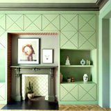 Removable Self-Adhesive Solid Color Wallpaper Peel and Stick Home Decor Green