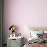 Removable Self-Adhesive Solid Color Wallpaper Peel and Stick Home Decor Pink