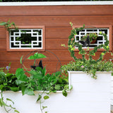 Potted Plant Support Frame Decor Round Metal Trellis for Climbing Plants Butterfly Style
