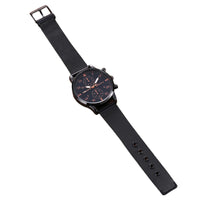 Mens Fashion Watch Bracelet Set with Nylon Band