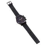Mens Fashion Watch Bracelet Set with Nylon Band
