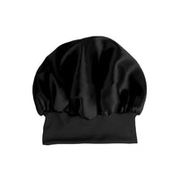 4pcs Solid Color Women Satin Sleeping Cap Wrap Hair Bonnet Elastic Headwear